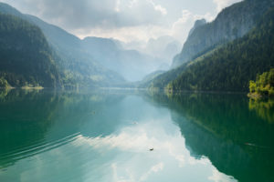 Vorderer Gosausee, Dachtein, Salzkammergut, Oberösterreich, Österreich Vorderer Gosausee, Dachtein, Salzkammergut, Oberösterreich, Österreich